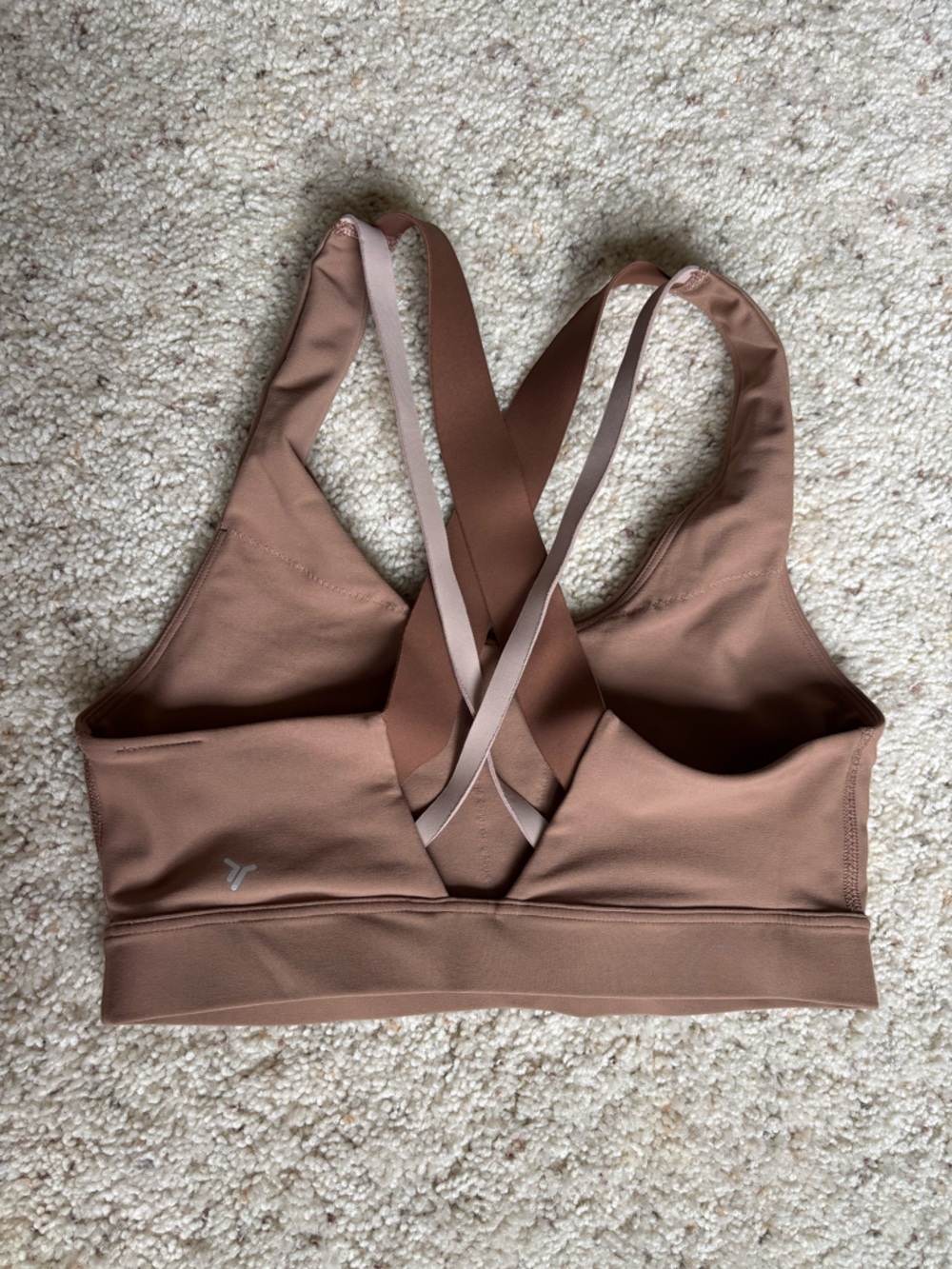 Old Navy Brown/tan Strappy Sports Bra